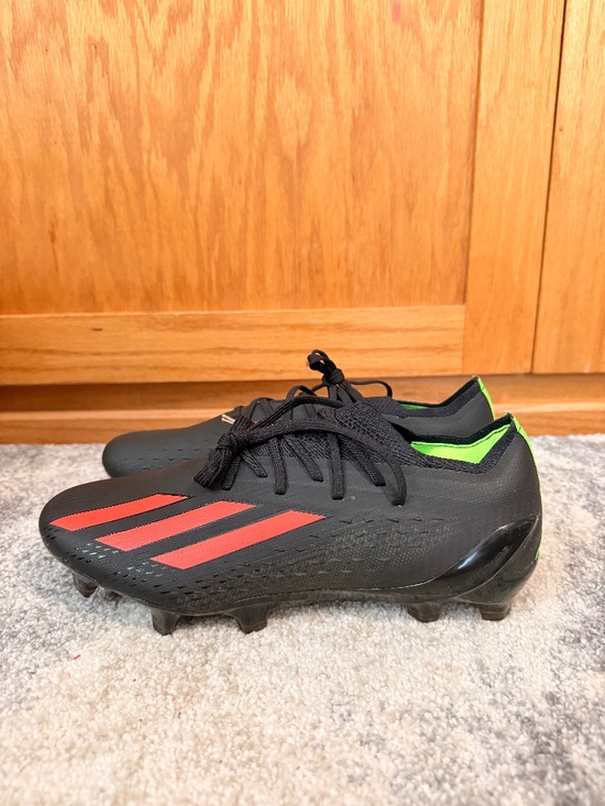 NWT Adidas X Speedportal.1 FG Soccer Cleats Black Red Green Mens 7 / Womens 8 main image 4